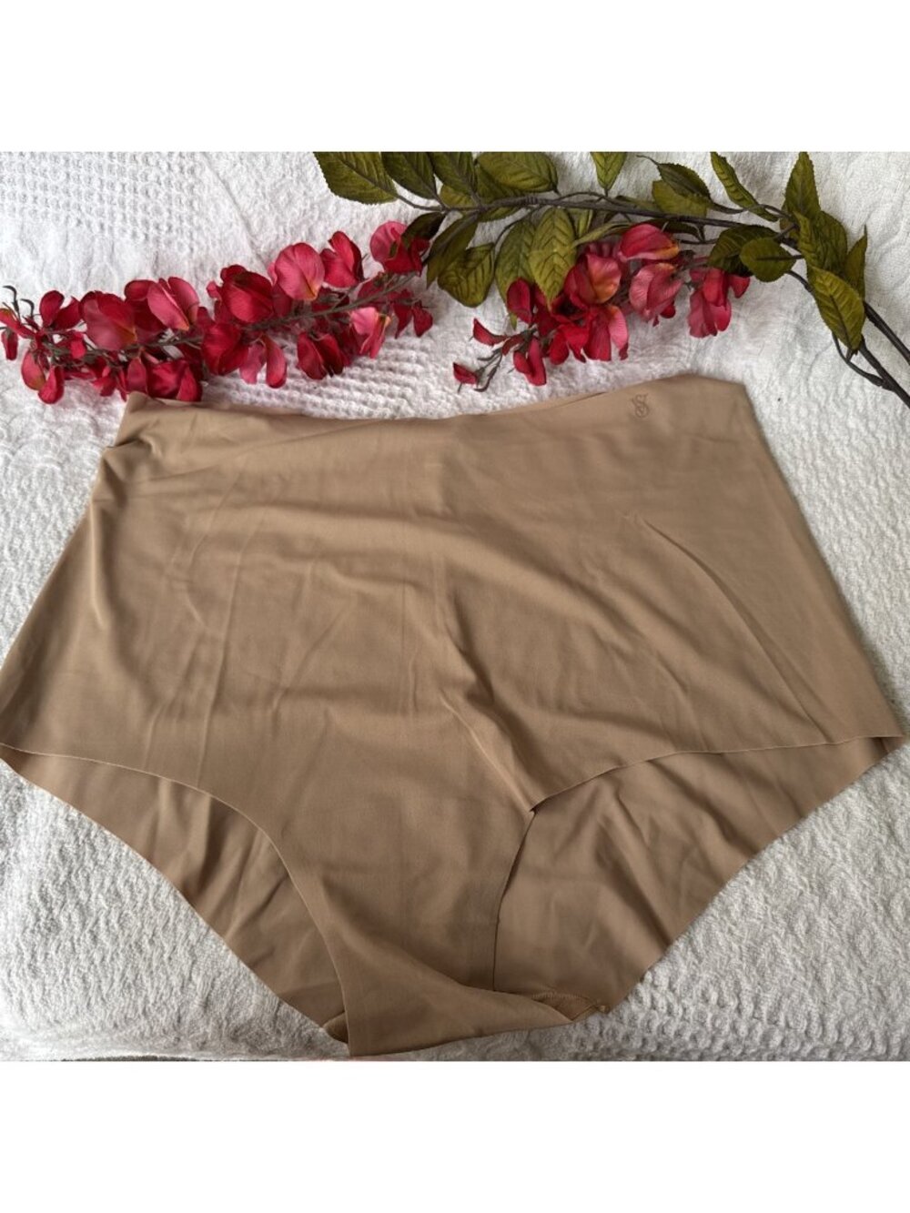 Victoria’s Secret Sz XL NUDE BEIGE No-Show Modern Brief Slip Panty NEW